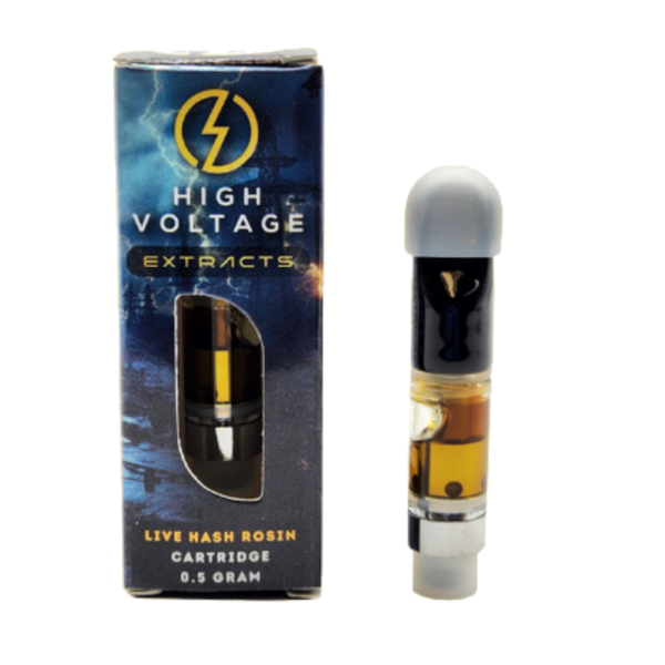 Buy High Voltage Extracts Live Hash Rosin Cartridge (0.5ML)