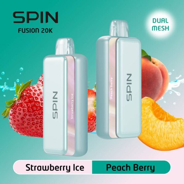 SPIN Fusion 20K Dual Flavor Disposable Electronic Cigarette - Image 4