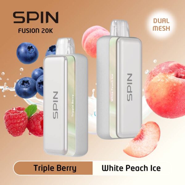 SPIN Fusion 20K Dual Flavor Disposable Electronic Cigarette - Image 8