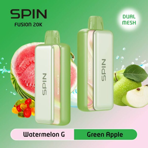 SPIN Fusion 20K Dual Flavor Disposable Electronic Cigarette - Image 9